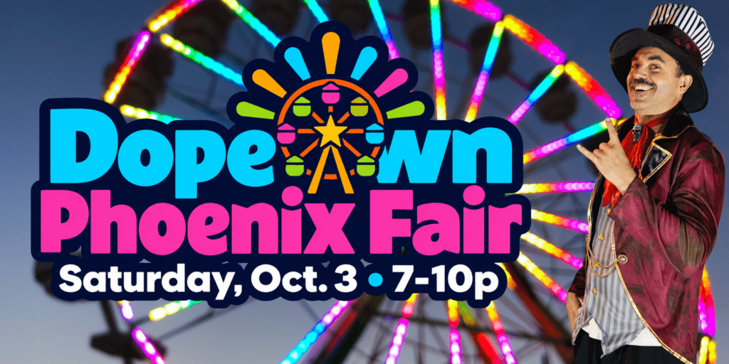 Dopetown Phoenix Fair at Bud's Glass Joint on October 3, 2026